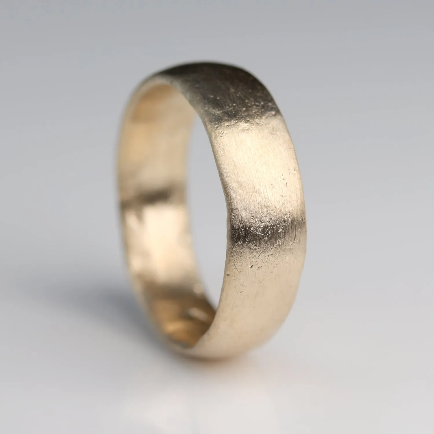 6mm Chunky Ancient Textured Band 