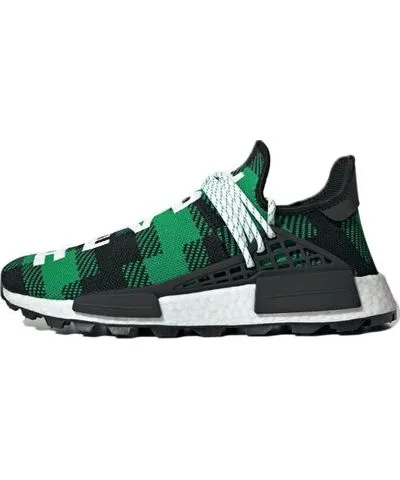 adidas x Pharrell x Billionaire Boys Club NMD Hu Trail 'Green Plaid'