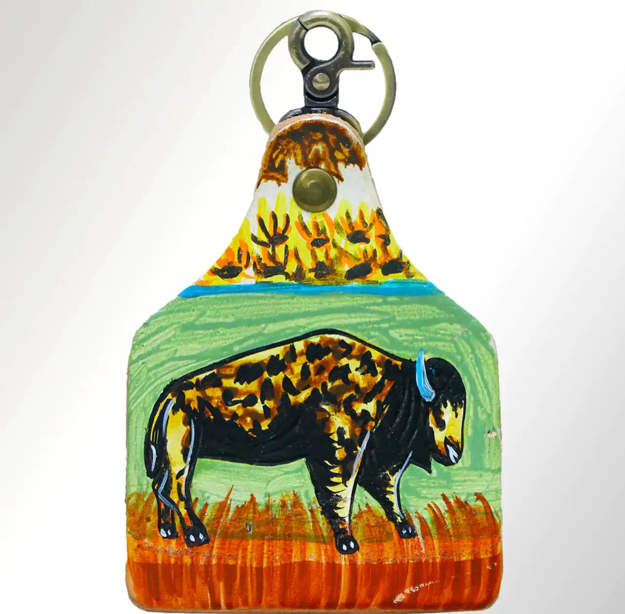 American Darling Buffalo Keychain