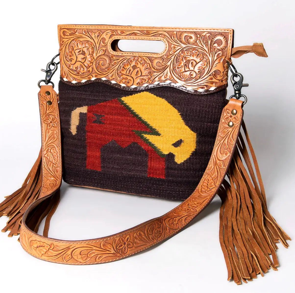 American Darling Buffalo Saddle Purse