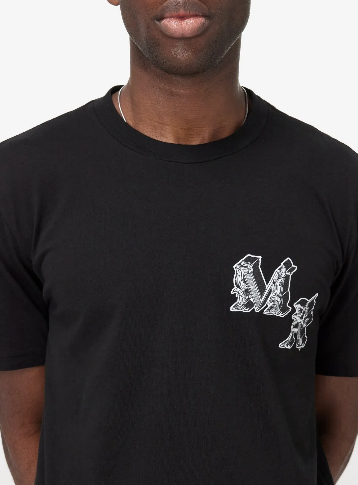 AMIRI  |Crew Neck Street Style Cotton Short Sleeves Logo