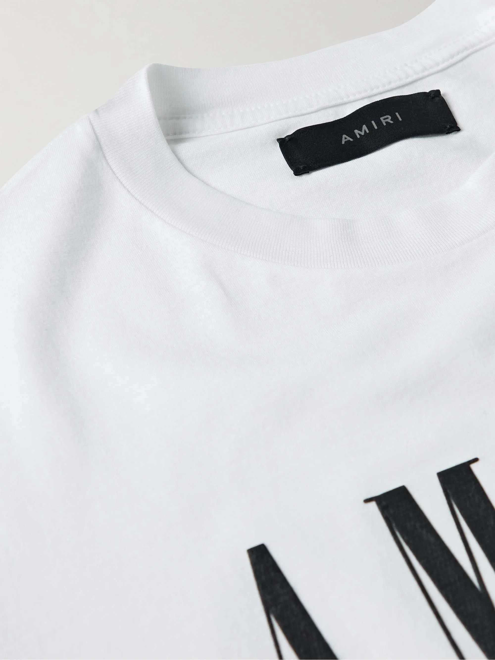 AMIRI  |Street Style Plain Cotton Short Sleeves Logo T-Shirts