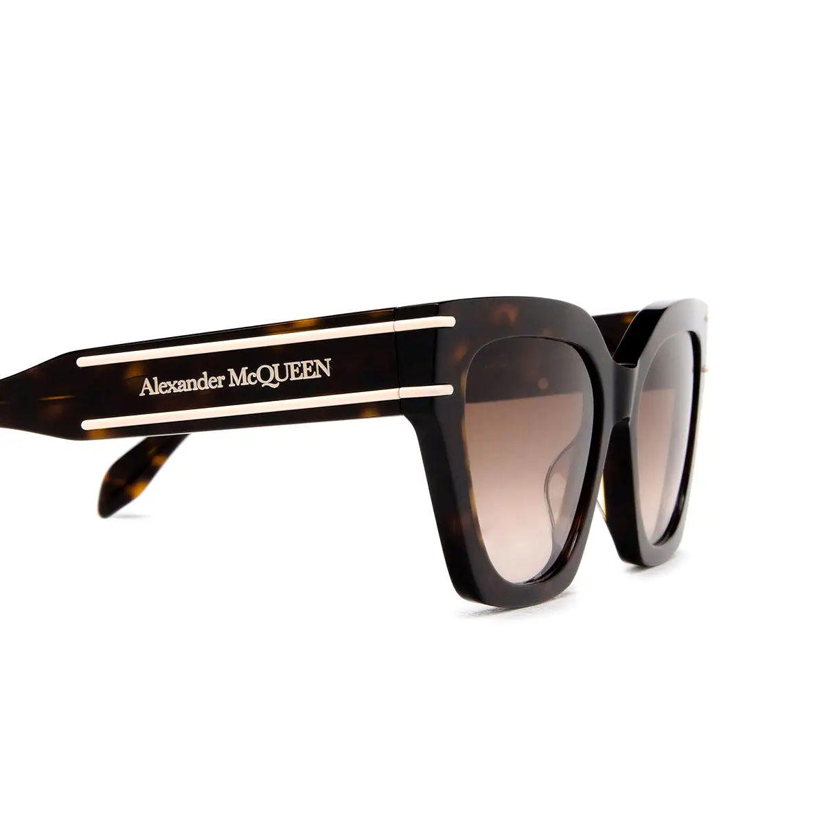 AMQ AM0398S Sunglasses, Havana