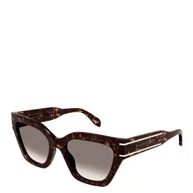 AMQ AM0398S Sunglasses, Havana