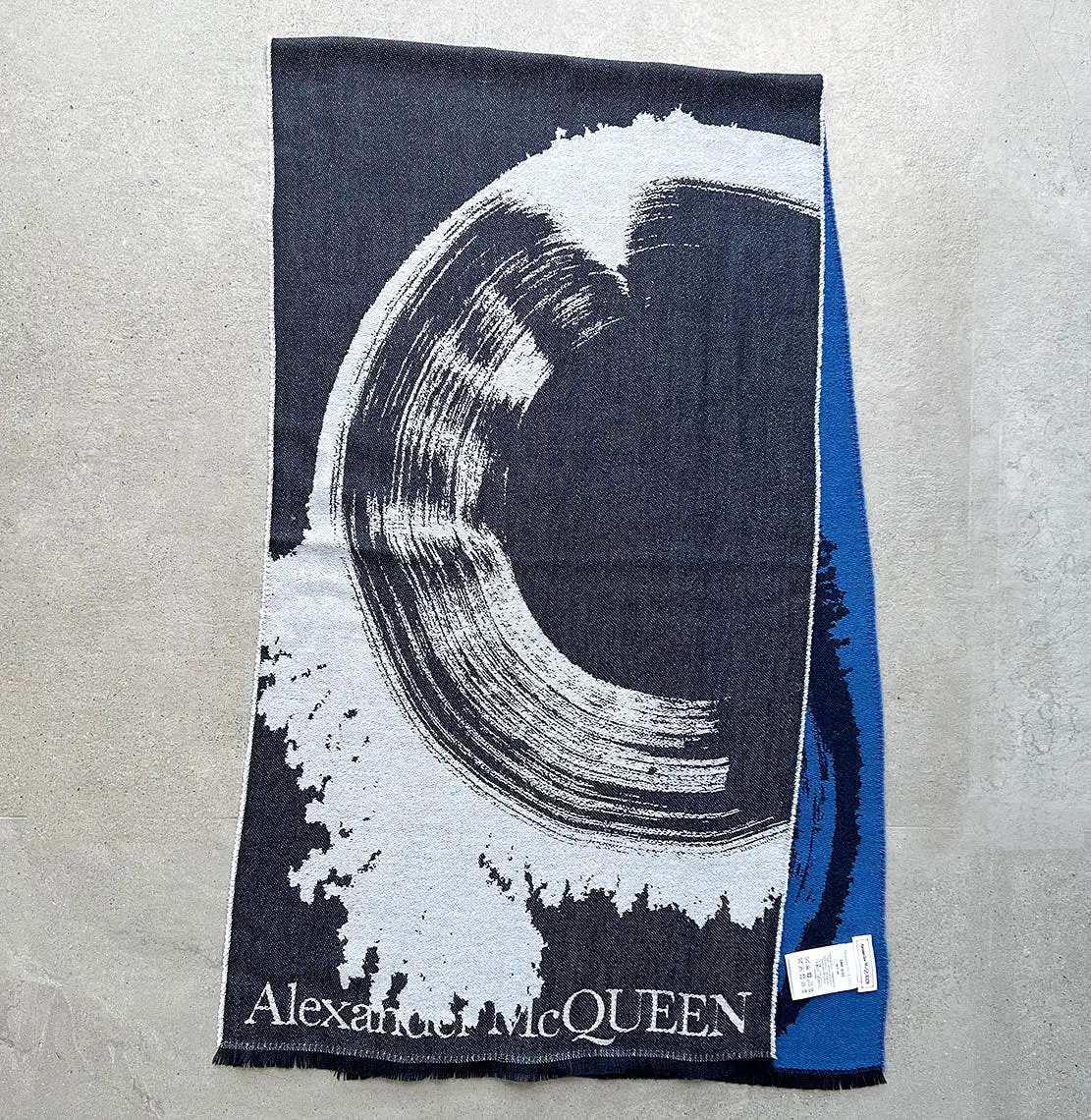 AMQ Galactic Iris Scarf, Wool/ Silk