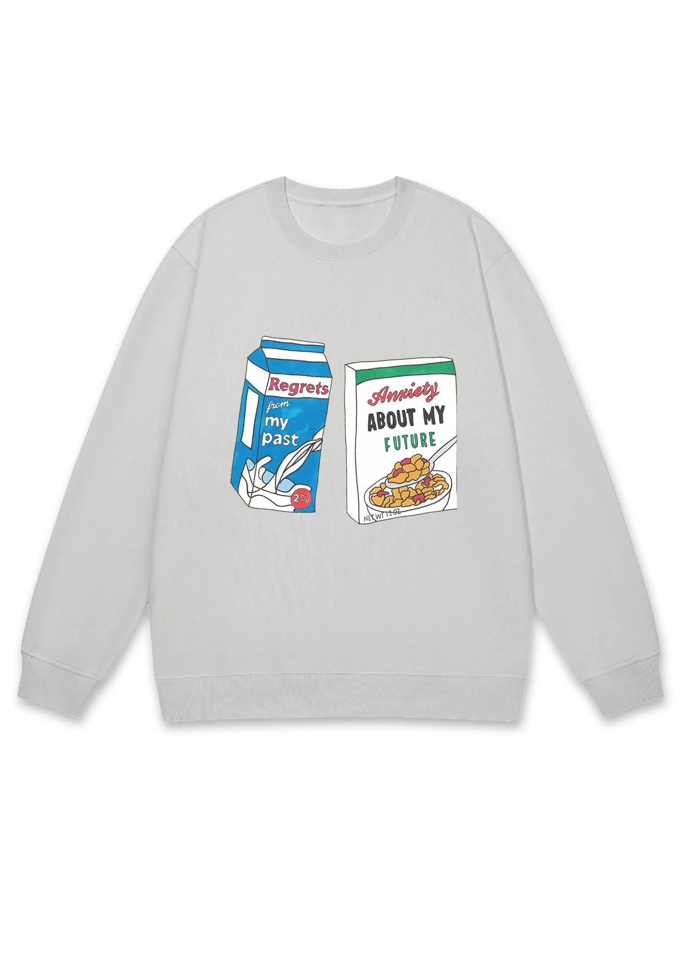 Anxiety About My Future Y2K Sweatshirt