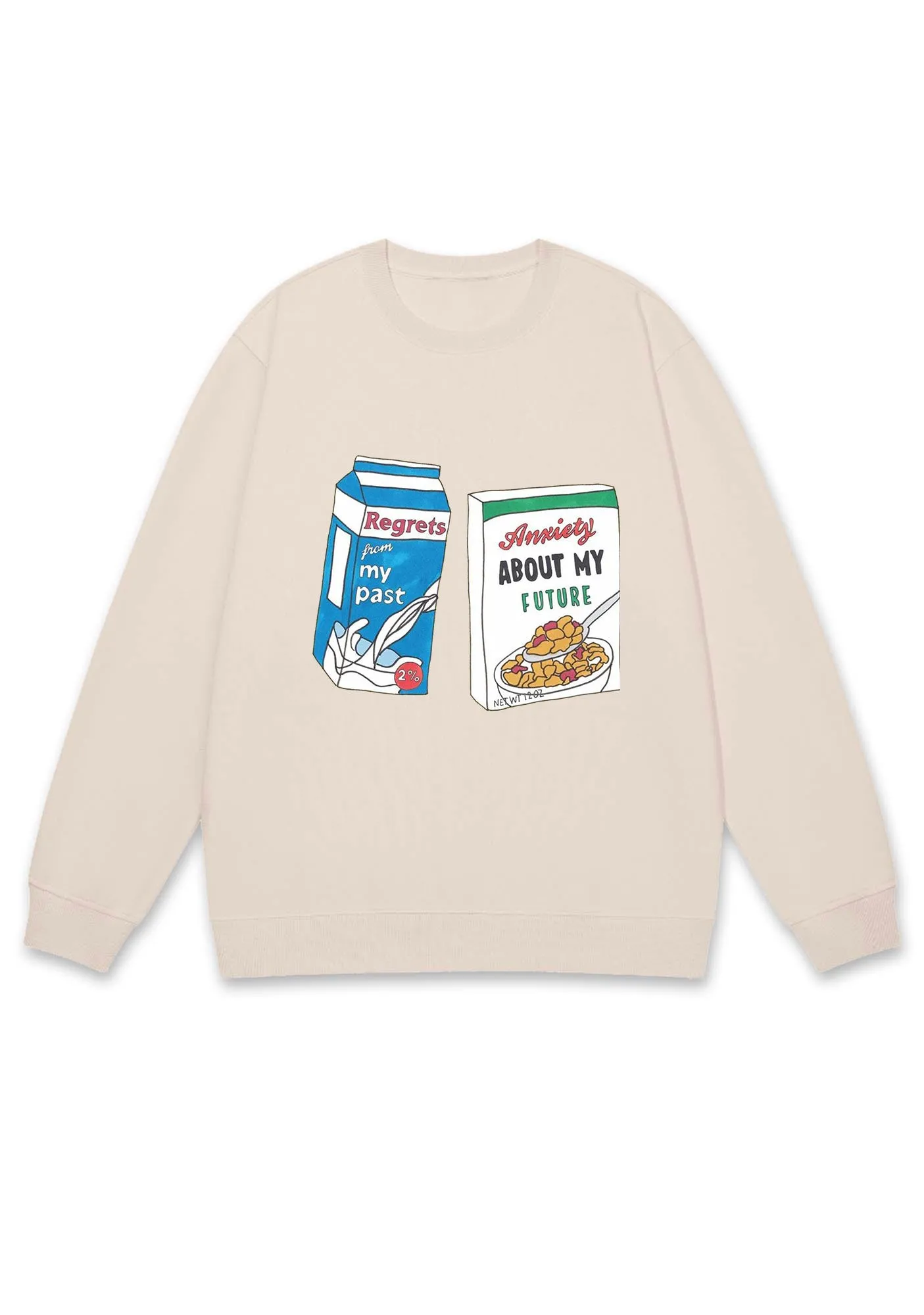 Anxiety About My Future Y2K Sweatshirt