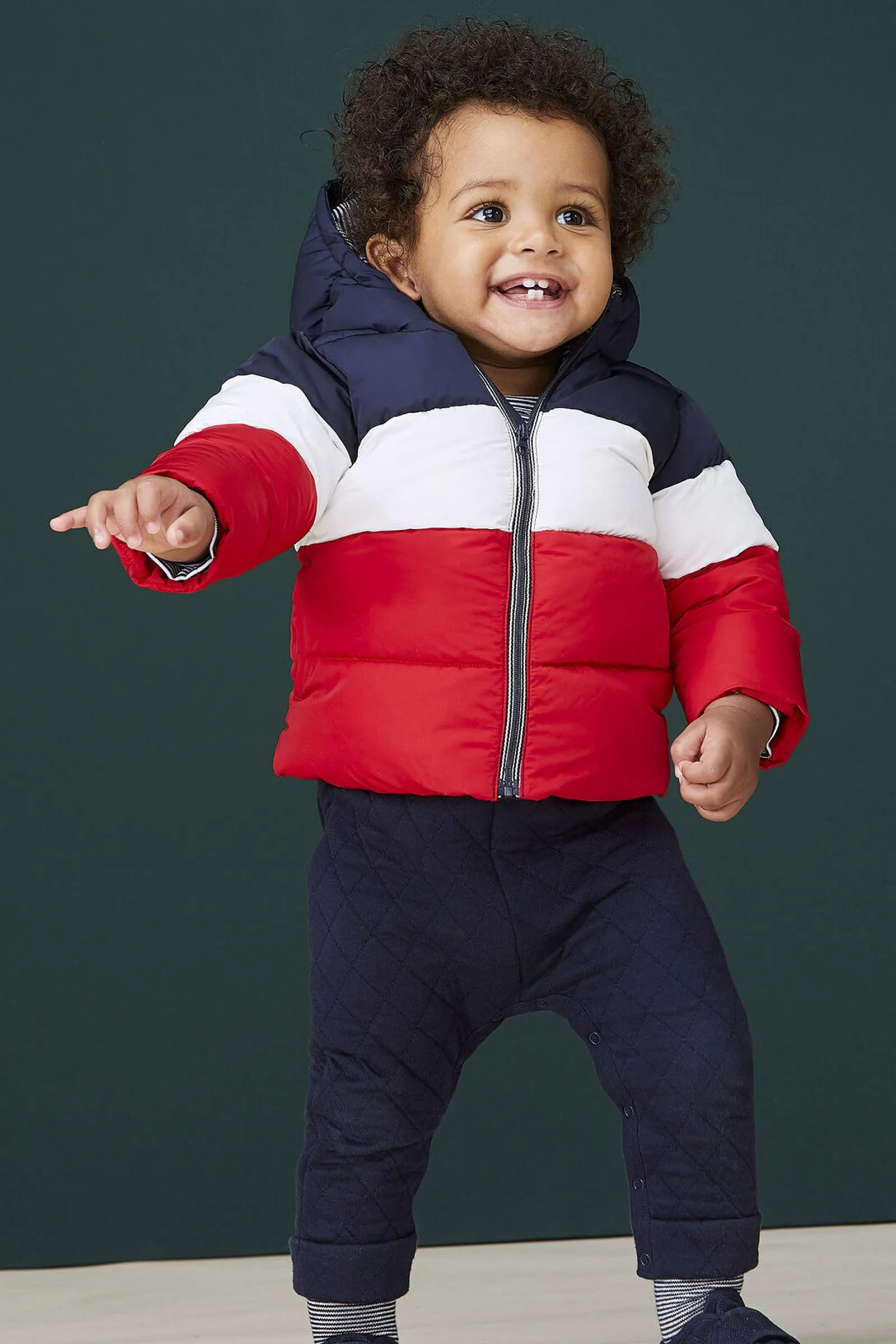 Baby Boy's Multicolor Learning Puffer Jacket