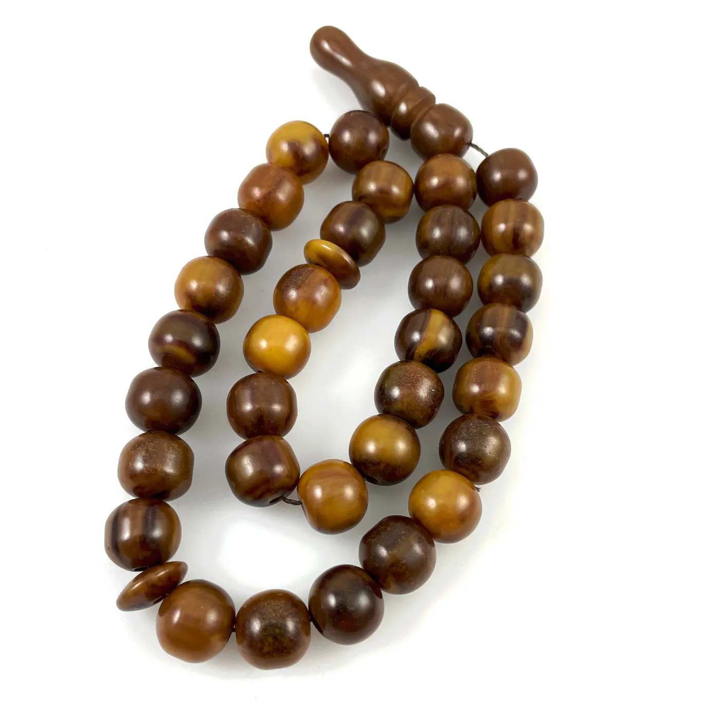 Bakelite Islamic Prayer Worry Beads Mississippi Mud