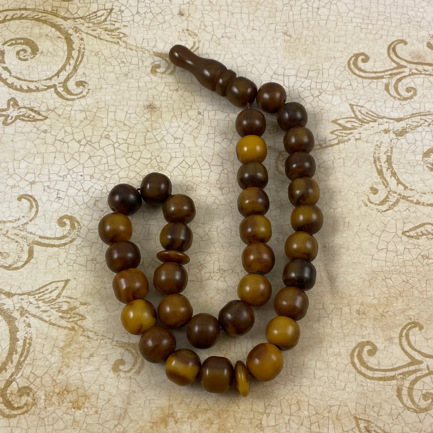 Bakelite Islamic Prayer Worry Beads Mississippi Mud