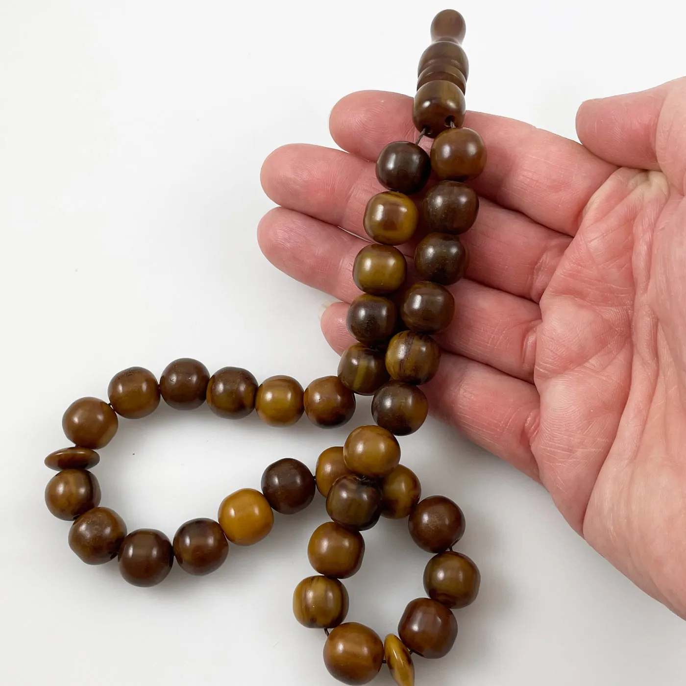 Bakelite Islamic Prayer Worry Beads Mississippi Mud