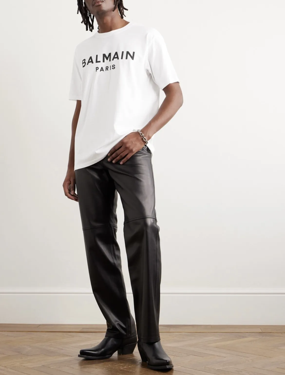 BALMAIN  |Crew Neck Cotton Short Sleeves Logo Luxury