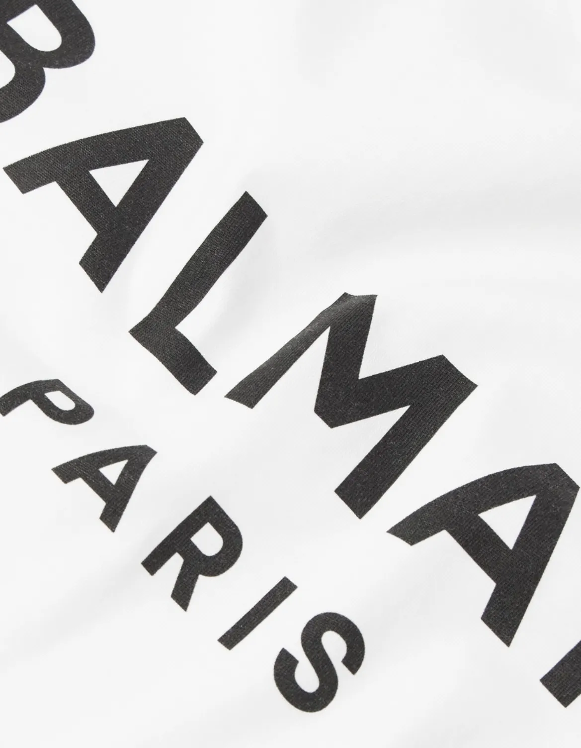 BALMAIN  |Crew Neck Cotton Short Sleeves Logo Luxury