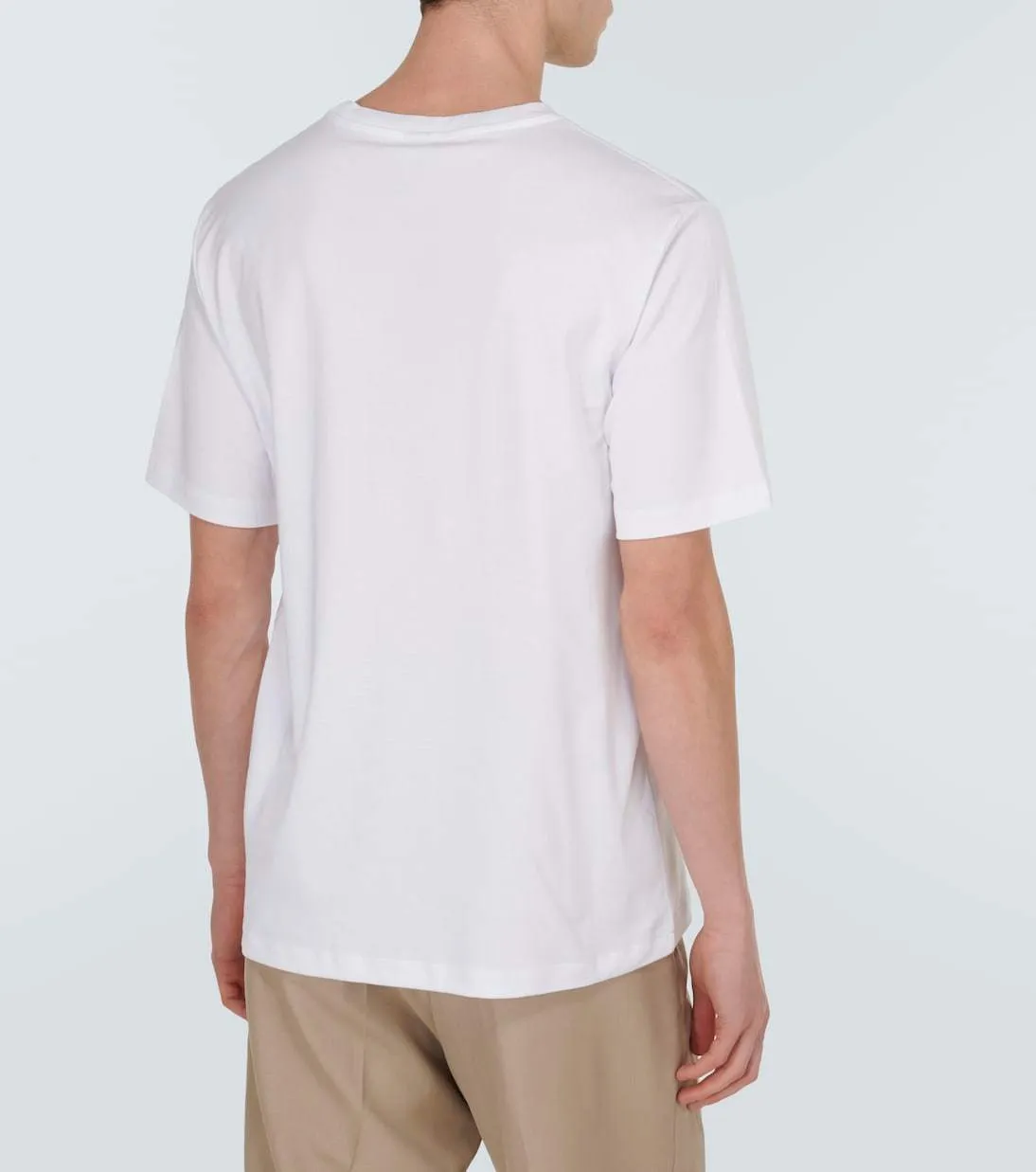 Berluti  |Plain Cotton Short Sleeves Logo Luxury T-Shirts