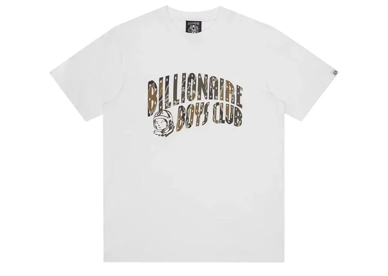 Billionaire Boys Club Camo Arch logo T-shirt - White