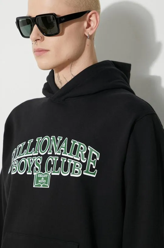 Billionaire Boys Club cotton sweatshirt Scholar Popover men's black color B23434