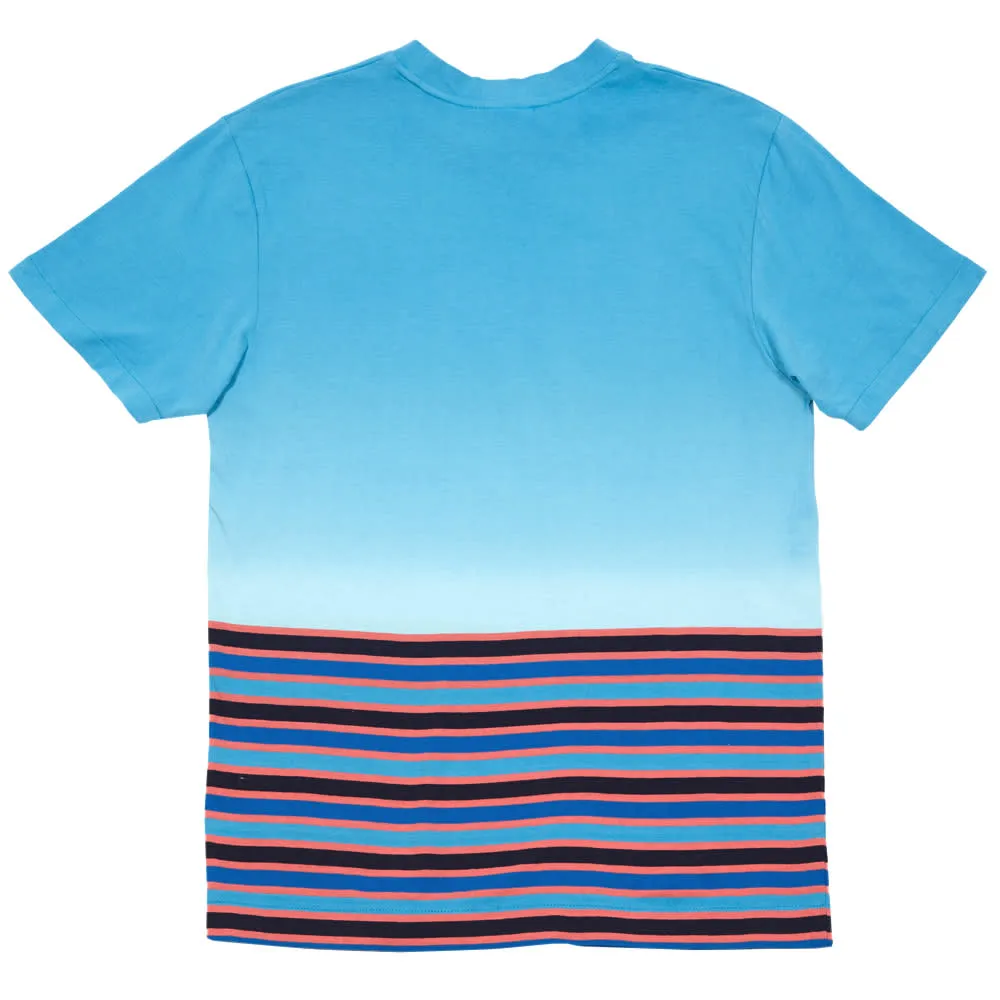 Billionaire Boys Club Gradient Stripe TeeMalibu Blue