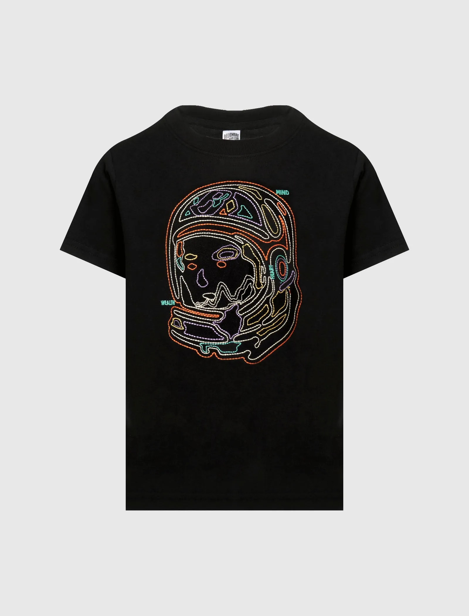 BILLIONAIRE BOYS CLUB KIDS HELMET SHORT SLEEVE TEE   BLACK