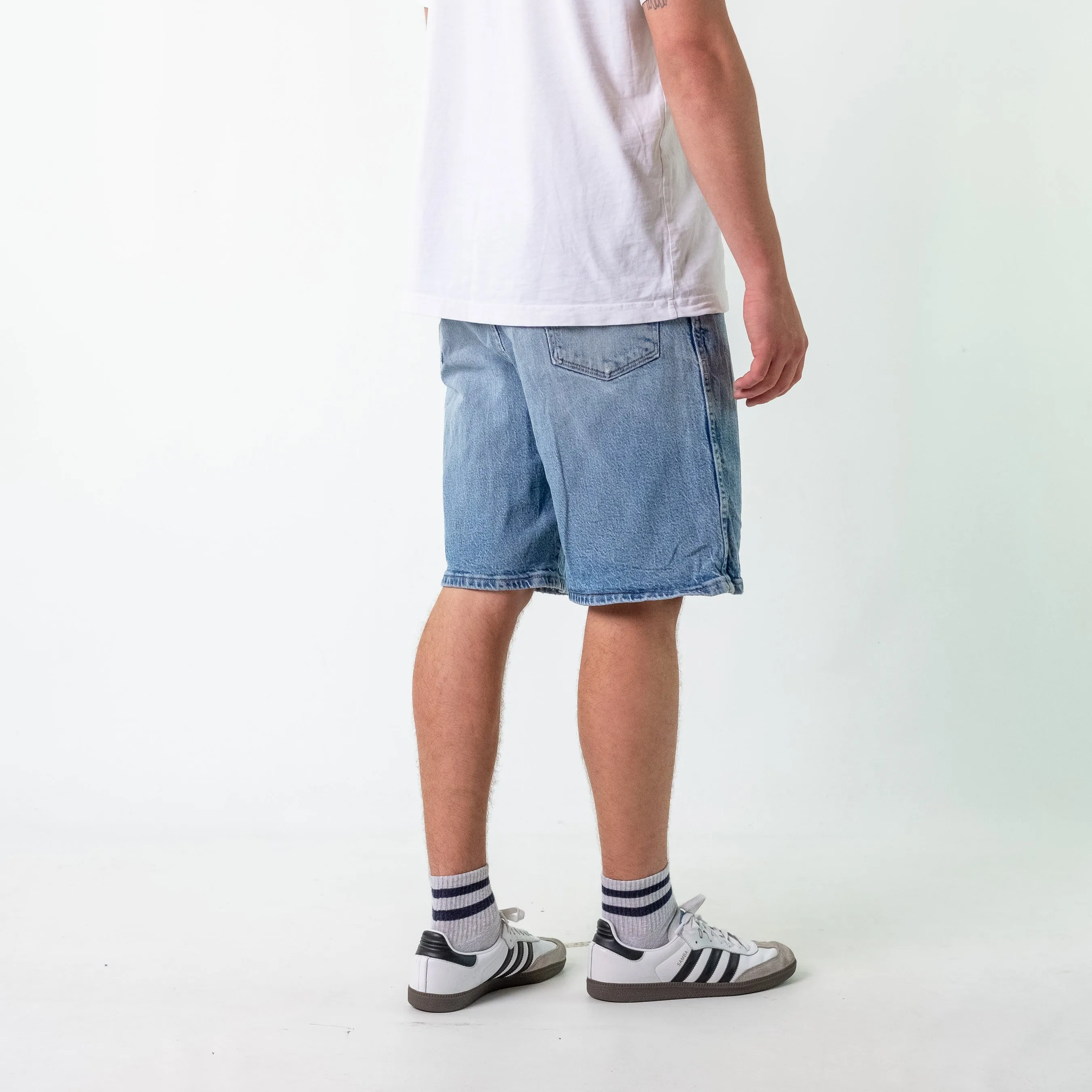 Blue 90s Wrangler Denim Jorts Shorts (36)