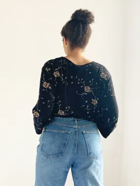 BNY Moody Floral Slouchy Top