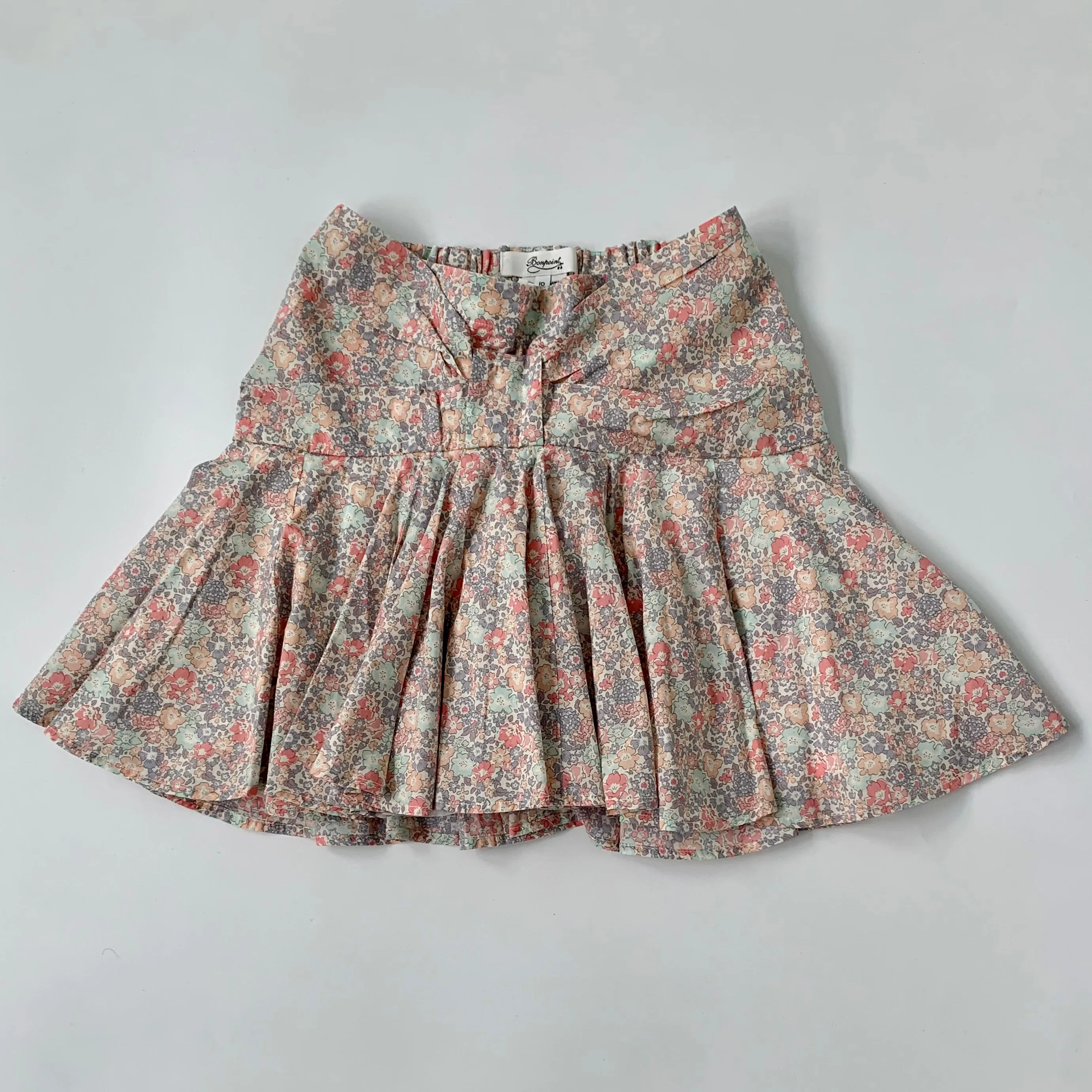 Bonpoint Pastel Liberty Print Skirt: 10 Years