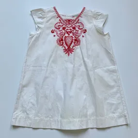 Bonpoint Whit Summer Dress With Embroidery: 2 Years