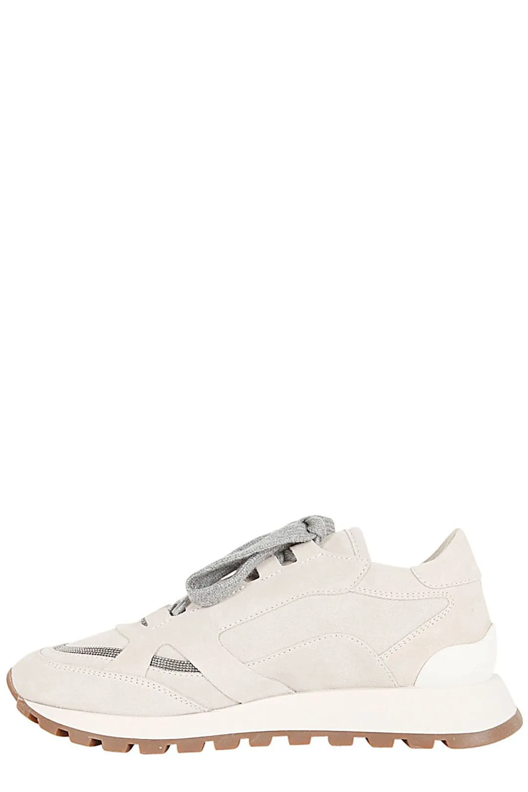 Brunello Cucinelli Monili Chain Detailed Panelled Sneakers