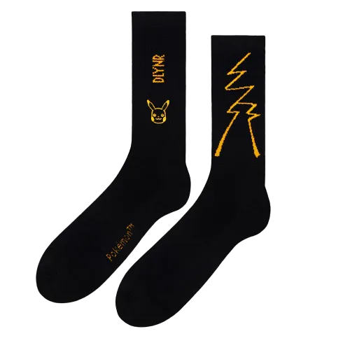 Calzini Dolly Noire Pokemon Pikachu Socks