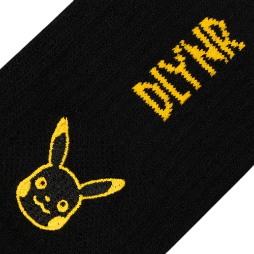 Calzini Dolly Noire Pokemon Pikachu Socks