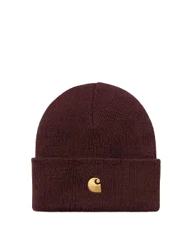 Carhartt WIP Chase Beanie Amarone / Gold