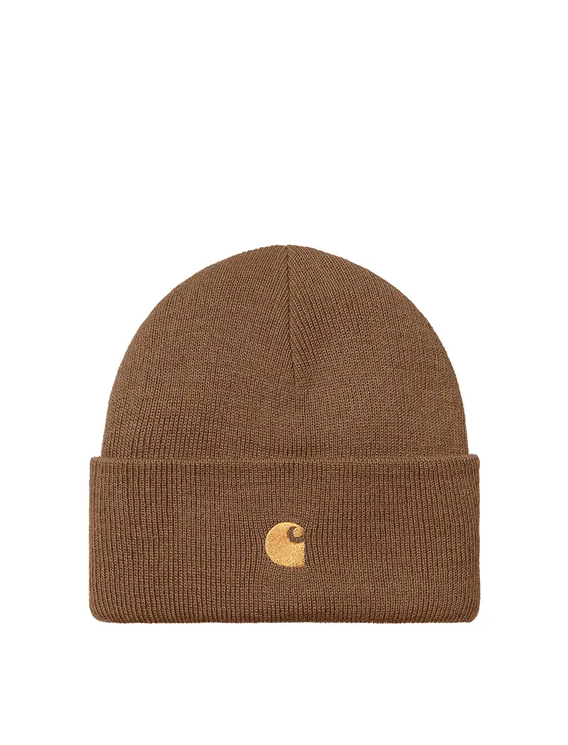 Carhartt WIP Chase Beanie Tamarind / Gold