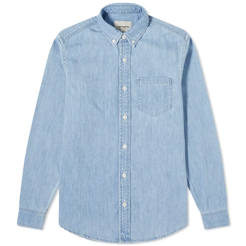 Carhartt WIP Civil ShirtBlue Bleached