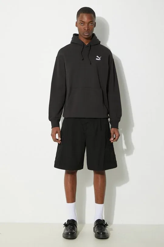 Carhartt WIP cotton shorts Cole black color I030478.8902