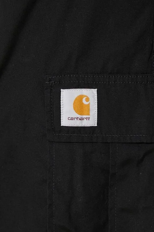 Carhartt WIP cotton shorts Cole black color I030478.8902