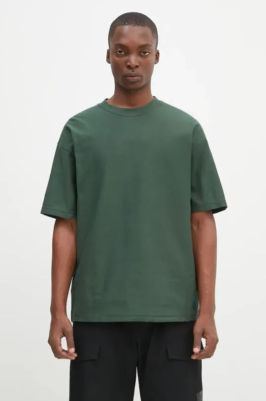 Carhartt WIP cotton t-shirt S/S Dawson men’s green color smooth I032317.29UXX