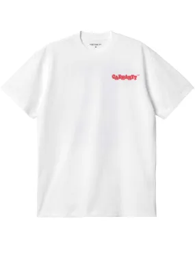 Carhartt Wip Fast Food Short Sleeve T-Shirt White Red