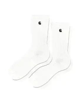 Carhartt WIP Madison Pack Socks White / Black and White / Black