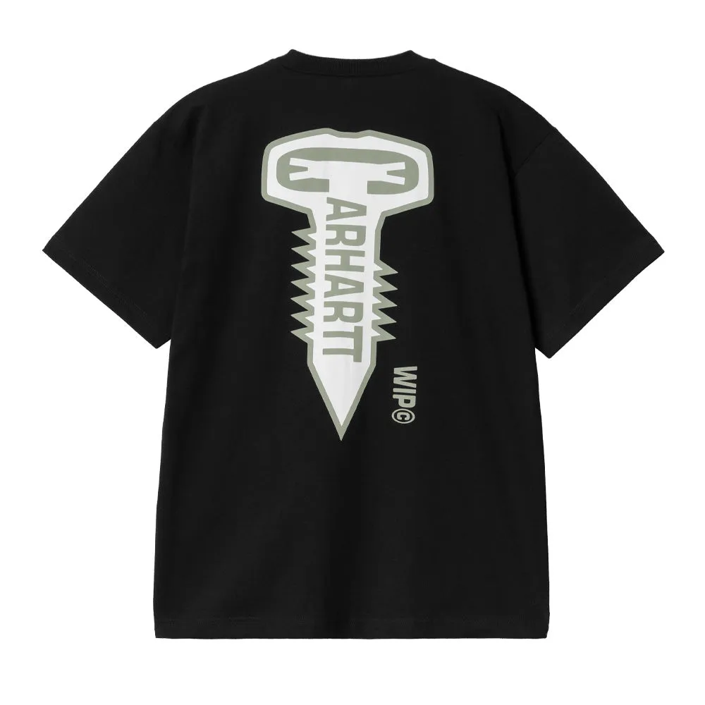 CARHARTT WIP S/S CROSS SCREW T-SHIRT // BLACK