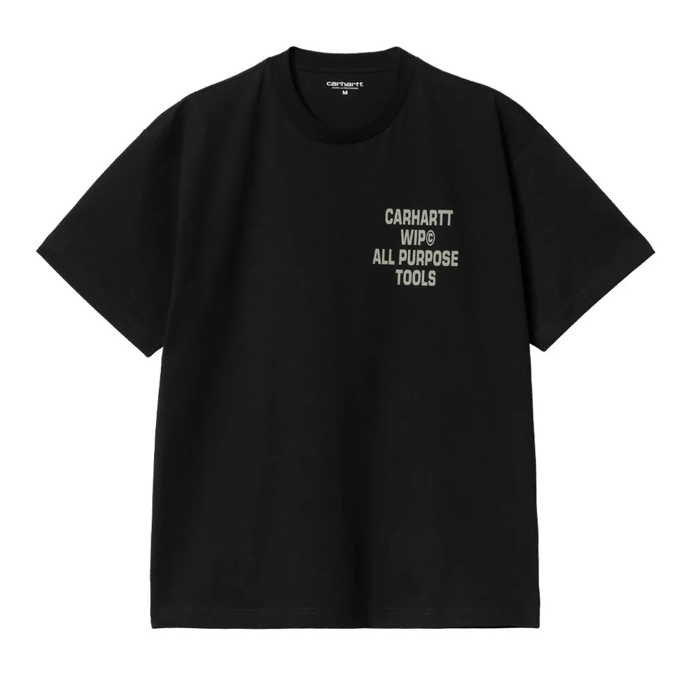 CARHARTT WIP S/S CROSS SCREW T-SHIRT // BLACK