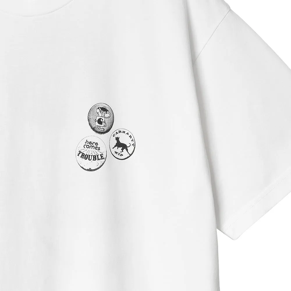 CARHARTT WIP S/S PINS T-SHIRT // WHITE