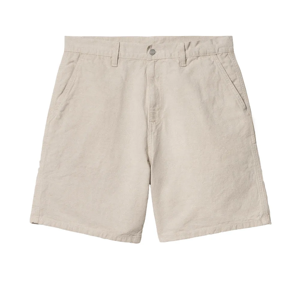 CARHARTT WIP WALTER SINGLE KNEE SHORT // NATURAL (RINSED)