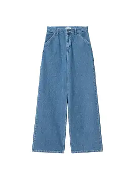 Carhartt WIP Womens Jens Pant Blue Heavy Stone Wash