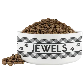 Ceramic Dog Bowl Jewels