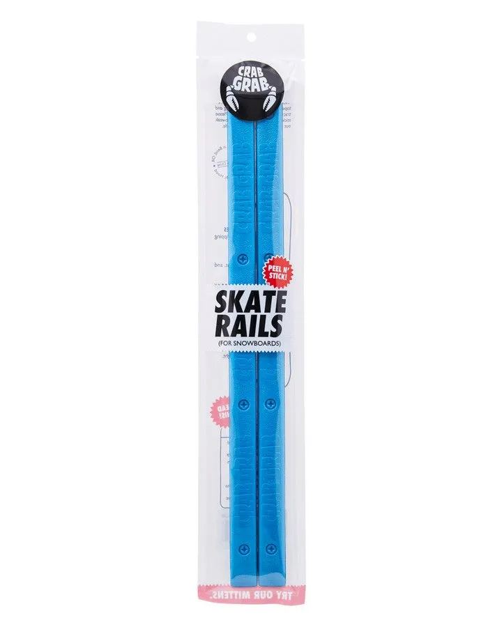 Crab Grab Skate Rails Blue | Stomp Pads | Snow Skiers Warehouse