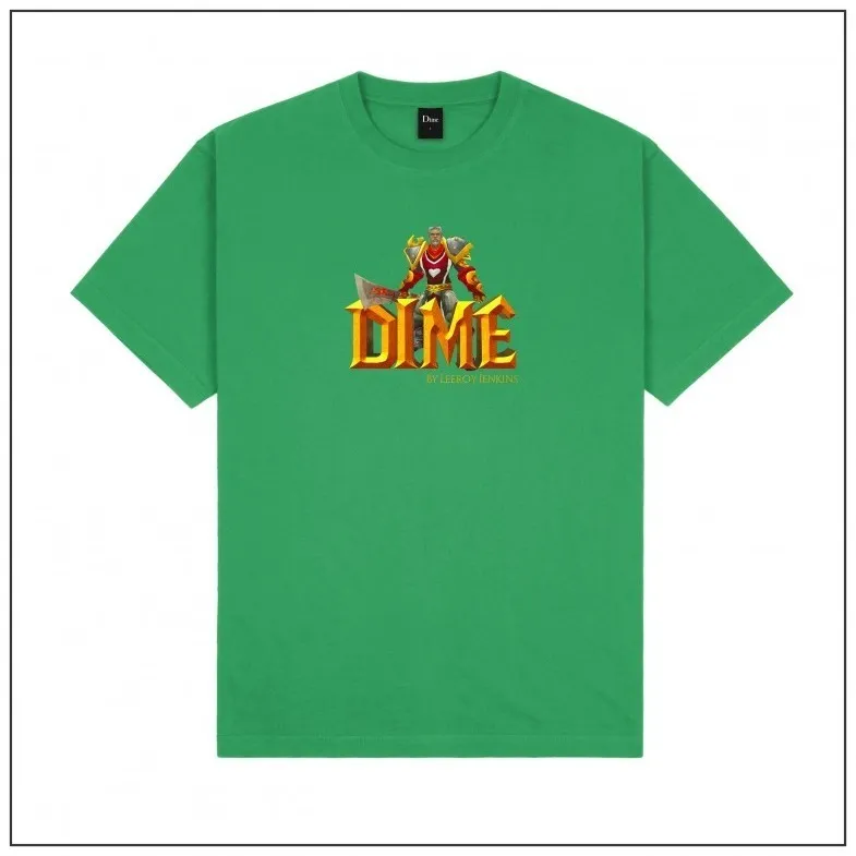 Dime  |Plain Short Sleeves Logo Skater Style T-Shirts