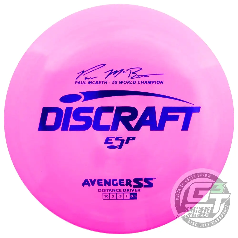 Discraft ESP Avenger SS [Paul McBeth 5X] Distance Driver Golf Disc