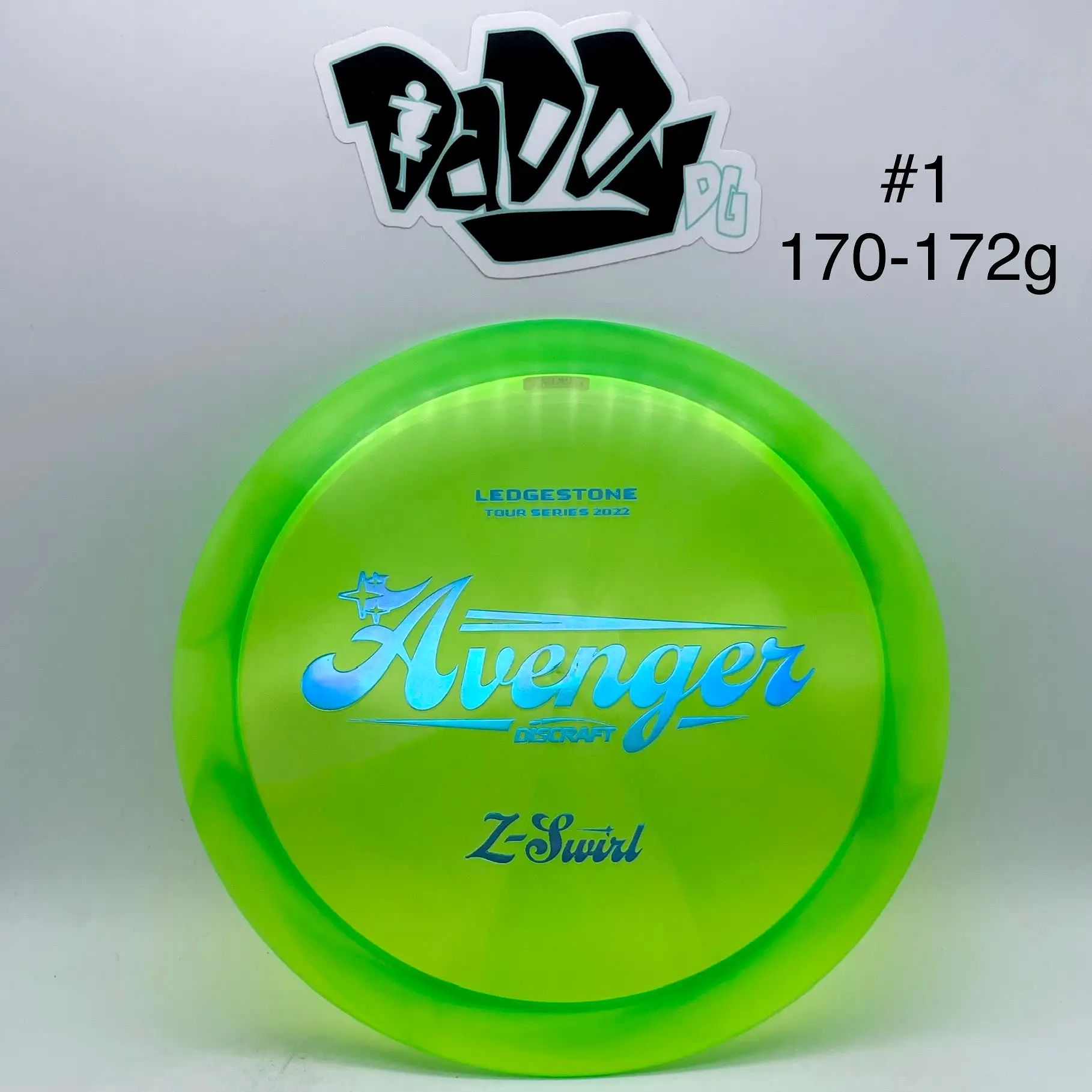 Discraft Z-Swirl Avenger SS 2022 Ledgestone Tour Series Distance Driver