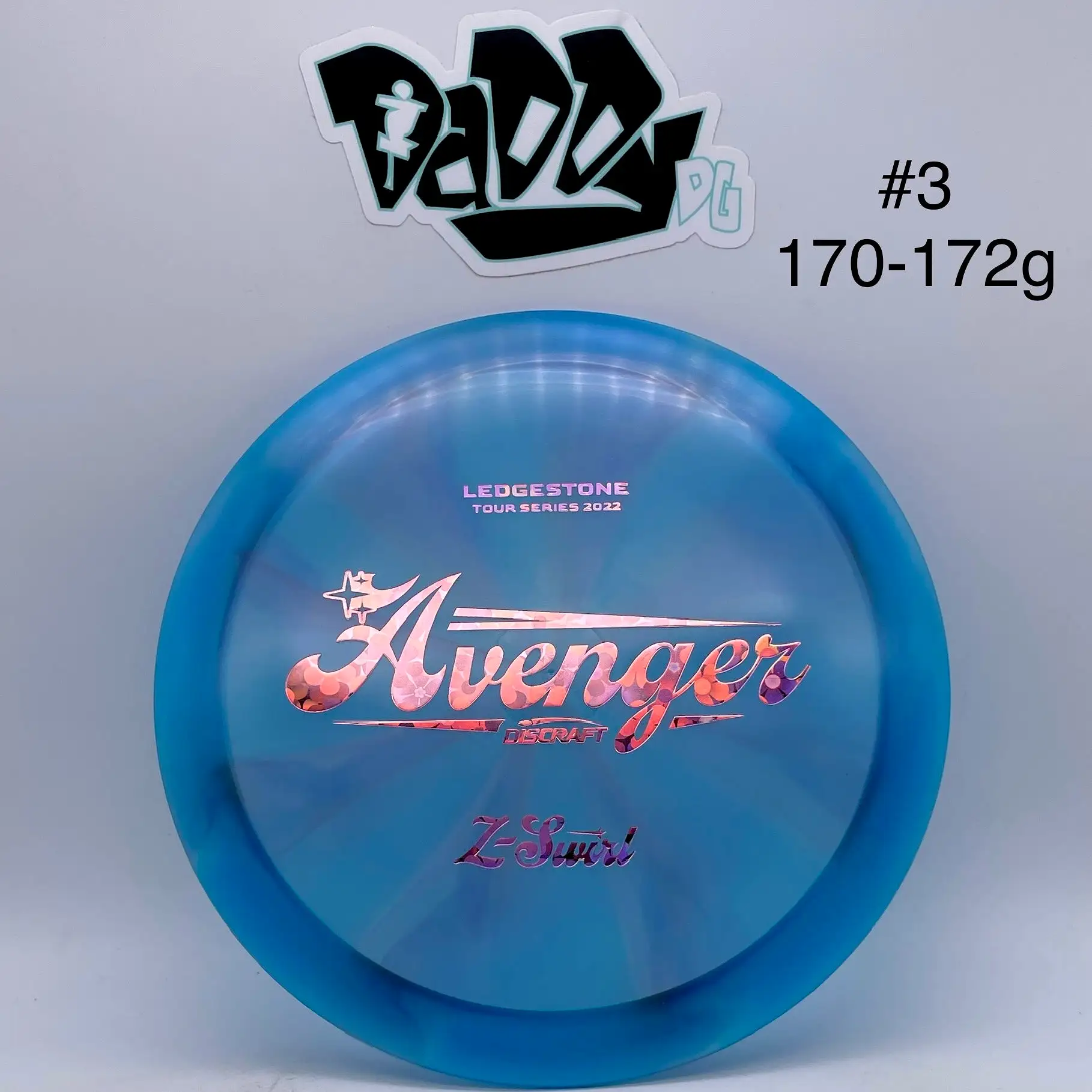 Discraft Z-Swirl Avenger SS 2022 Ledgestone Tour Series Distance Driver