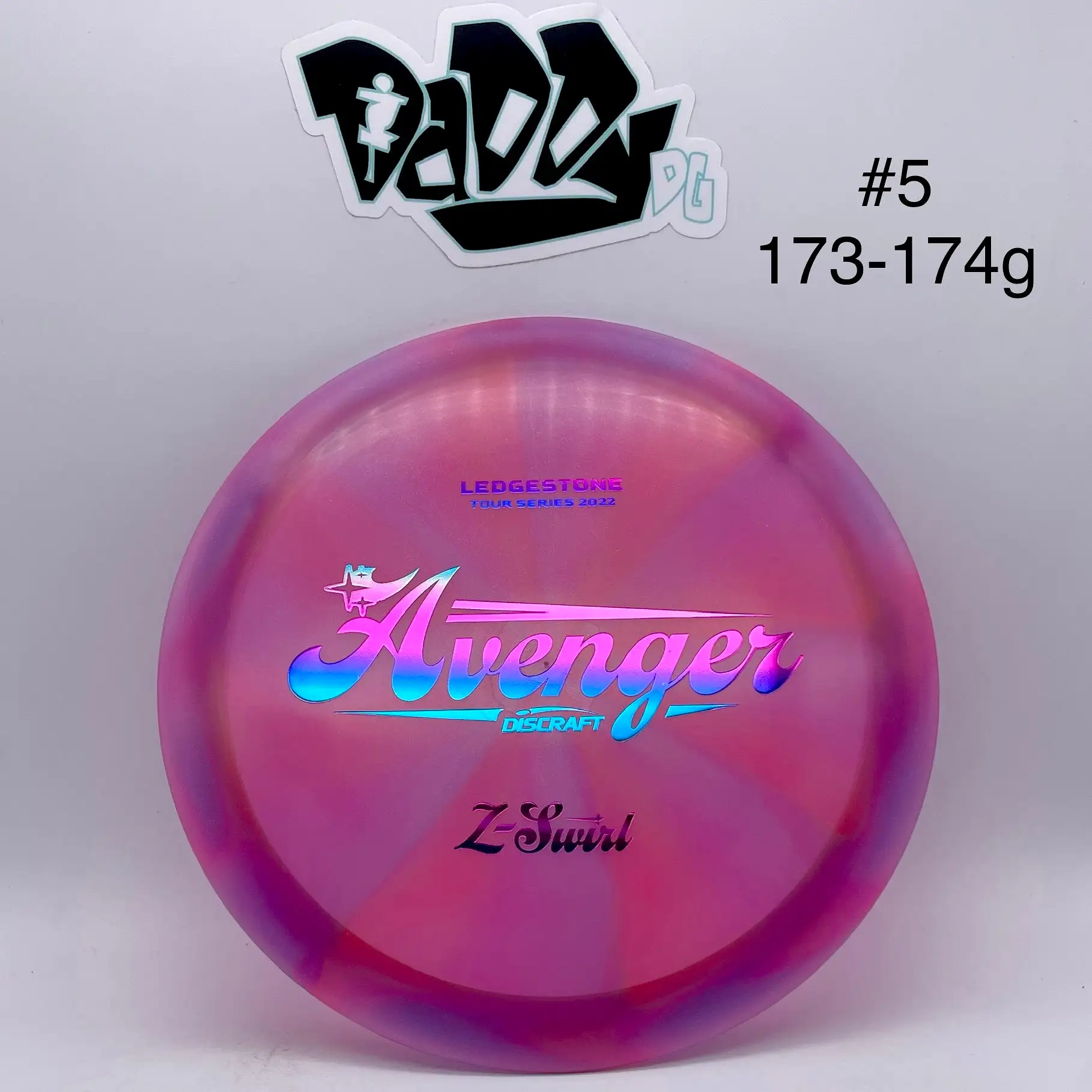 Discraft Z-Swirl Avenger SS 2022 Ledgestone Tour Series Distance Driver