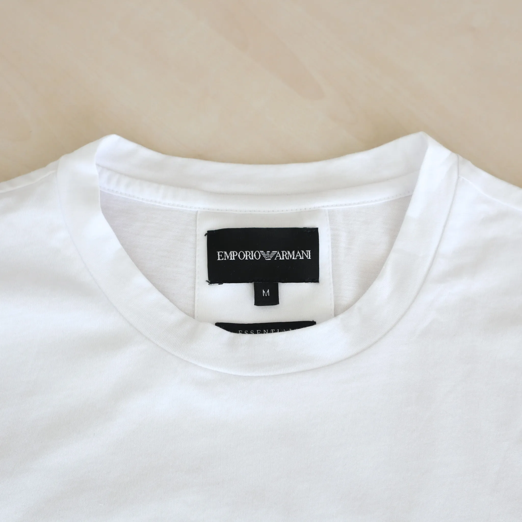 EMPORIO ARMANI  |Crew Neck Unisex Plain Cotton Short Sleeves Logo